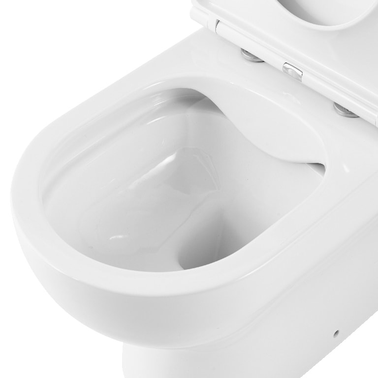 Set WC si rezervor, rotund, alb, ceramic, diamentru 10, 2 cm , 3/6 L  Cavally