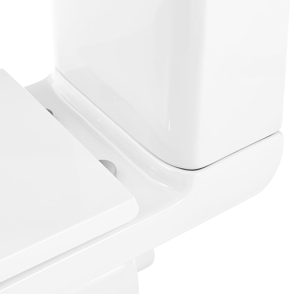 Set vas WC GOODHOME Teesta, portelan, 36 x 65 x 83 cm, rezervor 3/6 l, capac SoftClose, alb