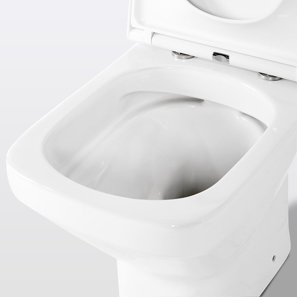Set vas WC GOODHOME Teesta, portelan, 36 x 65 x 83 cm, rezervor 3/6 l, capac SoftClose, alb