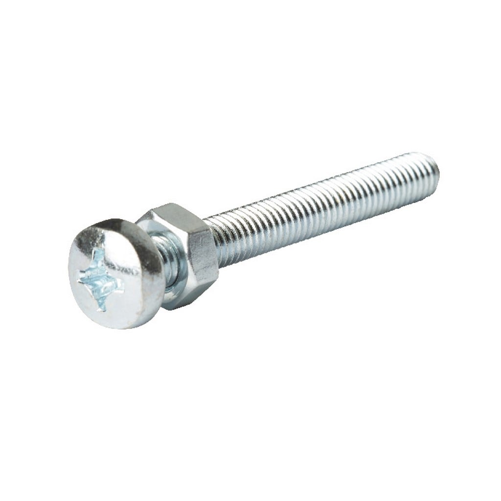 Set surub bombat si piulita DIALL, PZ2, 5 x 20 mm, otel, 20 buc