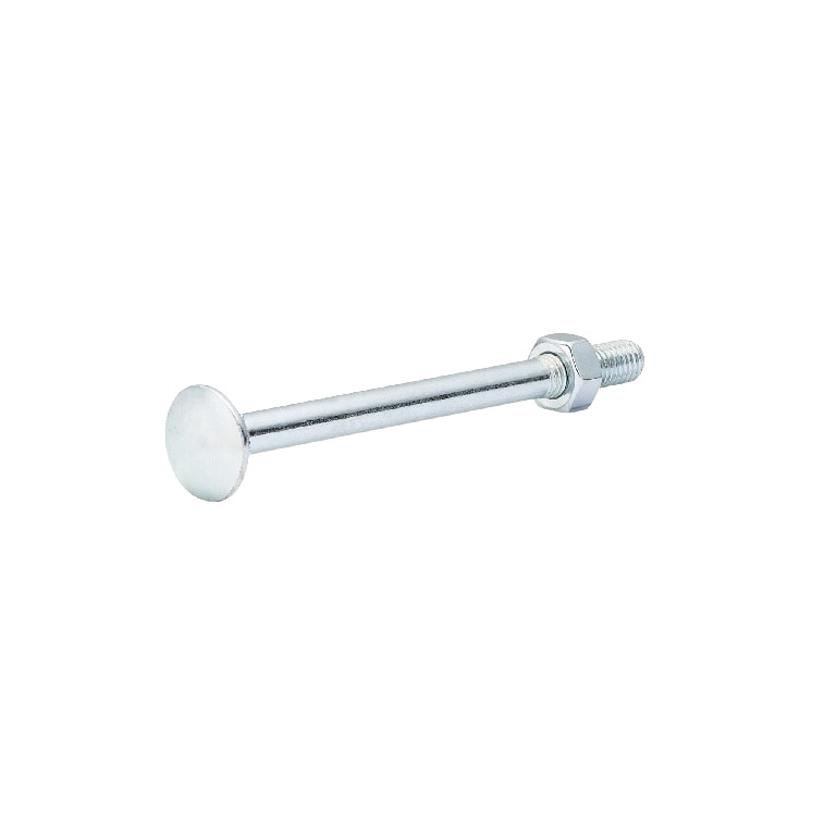 Surub cu cap bombat si gat patrat DIALL, 8 x 100 mm, otel