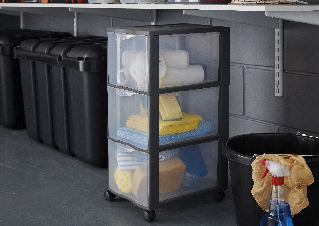 Dulap organizator, plastic, 36.5 x 26 x 63.5 cm  Kontor