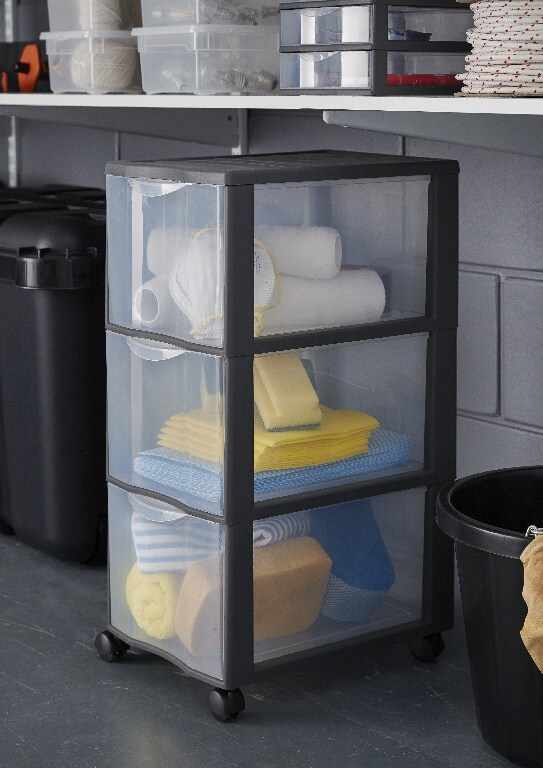 Dulap organizator, plastic, 36.5 x 26 x 63.5 cm  Kontor