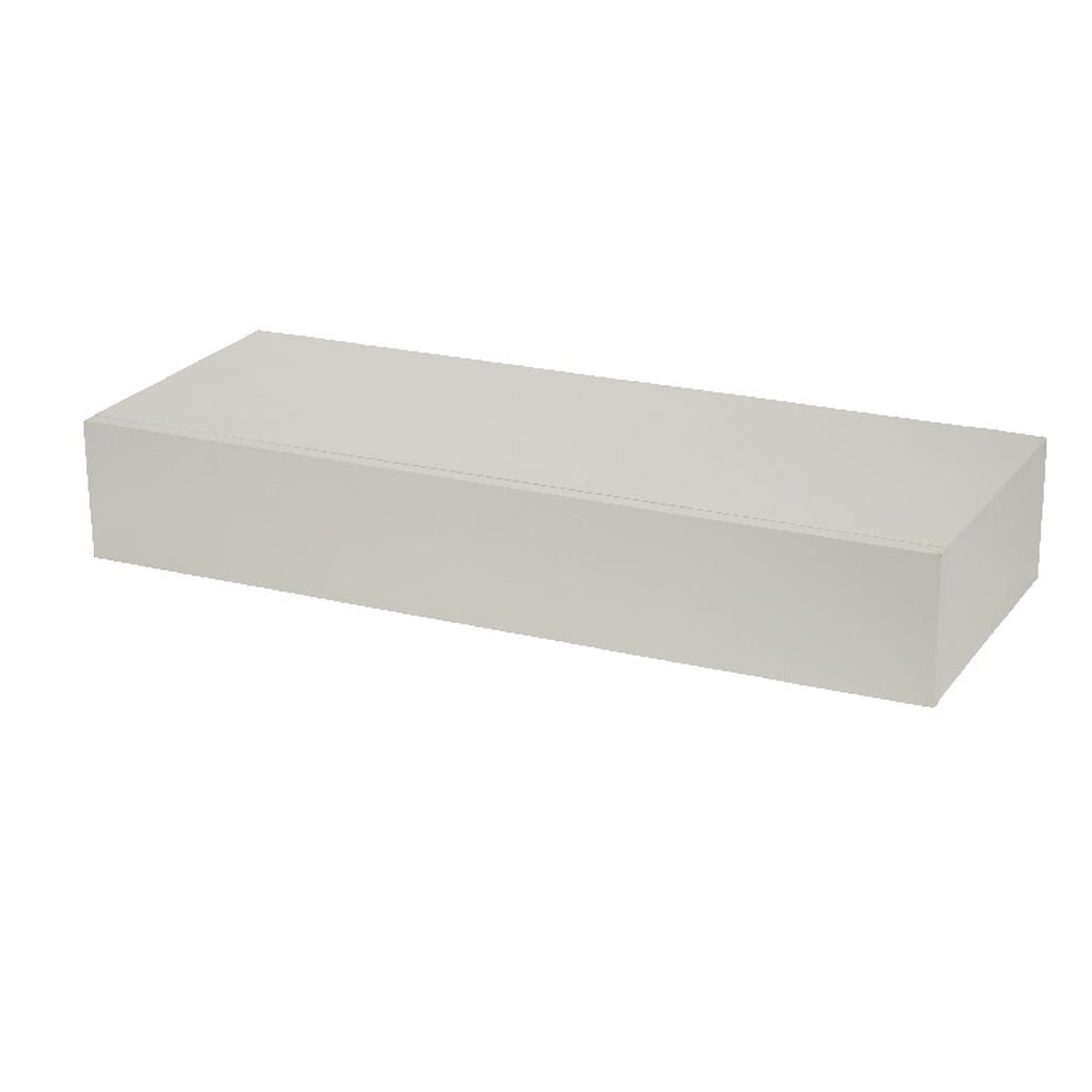 Polita cu sertar FORM Rigga, MDF, 60 x 23 x 10 cm, alb