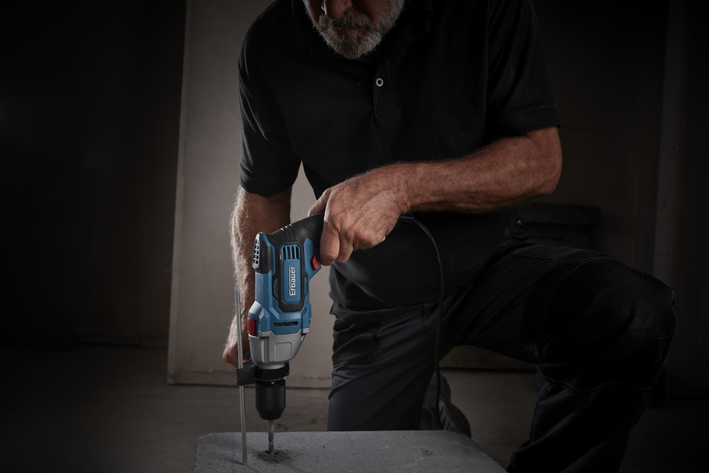 Masina de gaurit cu percutie Erbauer EHD650, 650 W, 2900rpm
