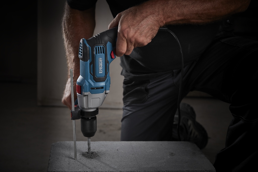 Masina de gaurit cu percutie Erbauer EHD650, 650 W, 2900rpm