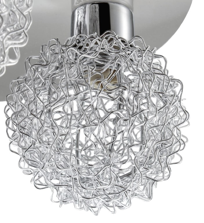 Plafoniera LED, 6 x 40 W, argintiu, metal  Colours Caleus