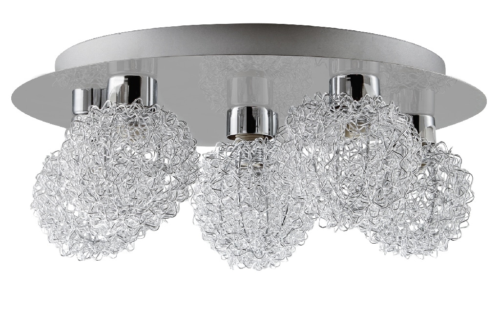 Plafoniera LED, 6 x 40 W, argintiu, metal  Colours Caleus