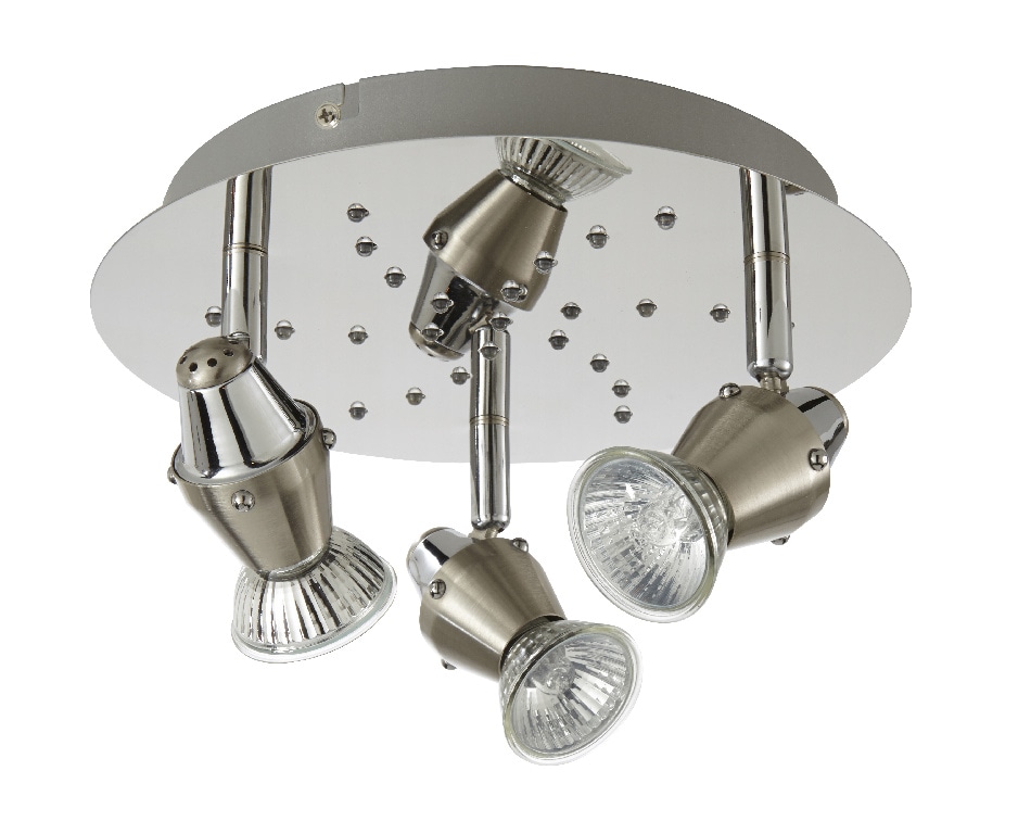 Spot cu LED integrat, argintiu, 3 x 50W, 240V, metal  Colours Ceraon