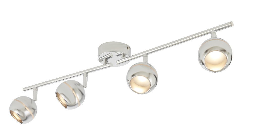 Spot cu LED integrat, crom, 4 x 4.75 W, 220 V, metal si plastic  Colours  Melanippe