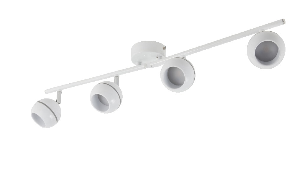 Spot cu LED integrat, alb, 4 x 4.75 W, 220 V, metal si plastic  Colours  Melanippe
