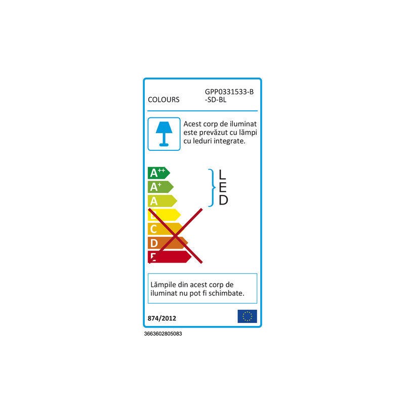 Panou led Pictor, 30 x 30 cm, putere 15 W, culoare alb