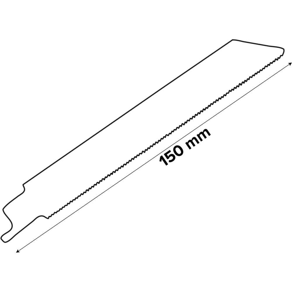 Panza fierastrau ERBAUER S922EF, pentru metal, 15 cm, 2 bucati
