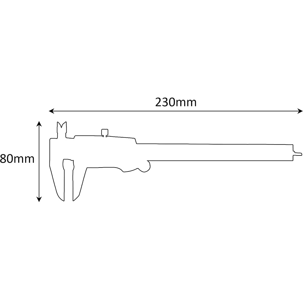 Subler electronic MAGNUSSON, 150 mm, otel-plastic, argintiu