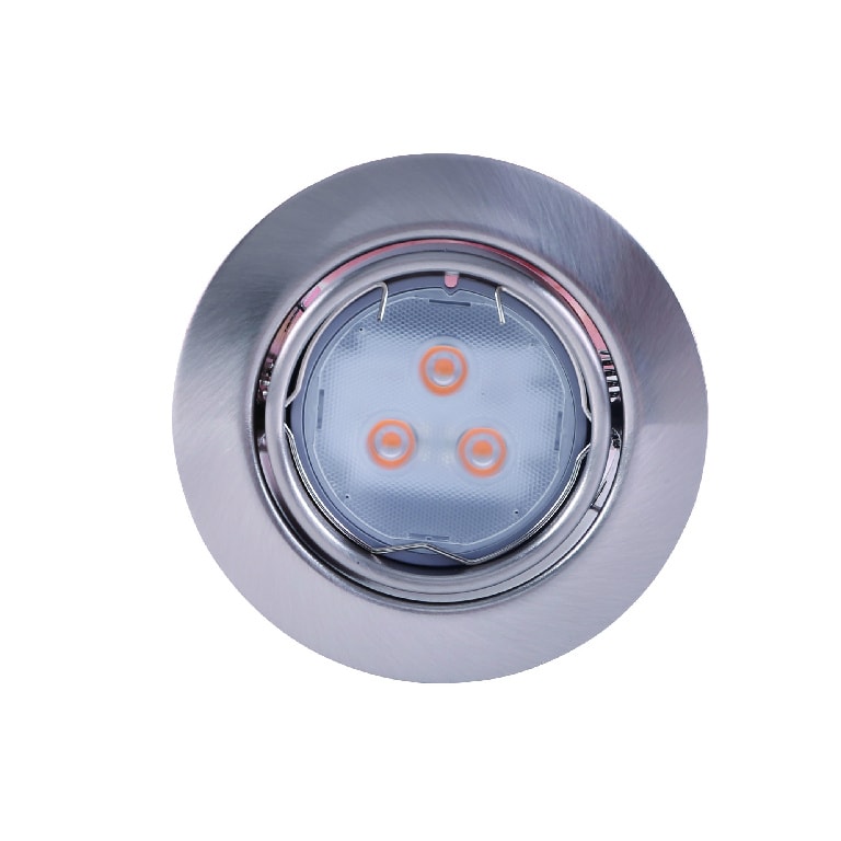 Set  5 spoturi, GU10, IP20, argintiu