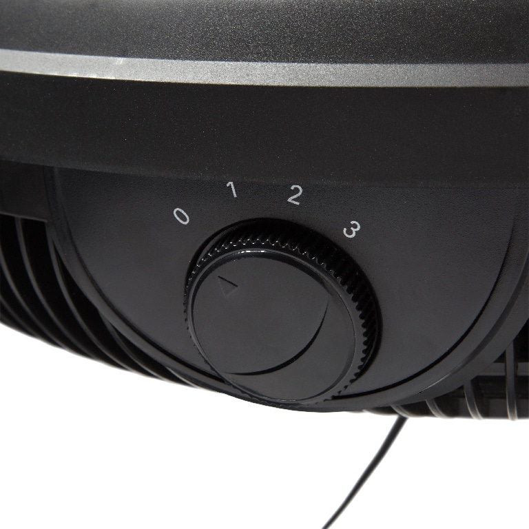 Ventilator de podea, 3 trepte viteza, D 50 cm, 90W, negru