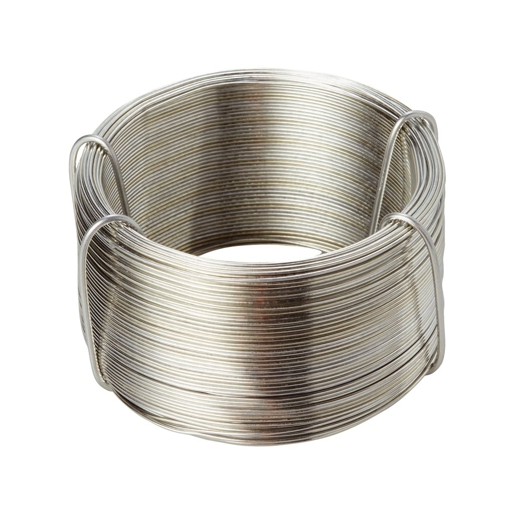 Sarma otel zincat DIALL, 0.7 mm x 75 m, argintiu