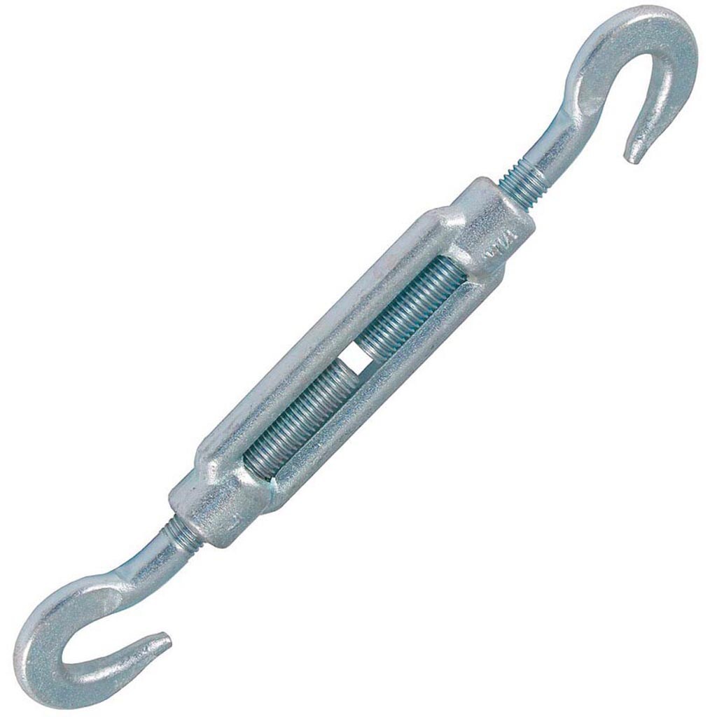 Intinzator cablu DIALL, carlig - carlig, M8, zincat