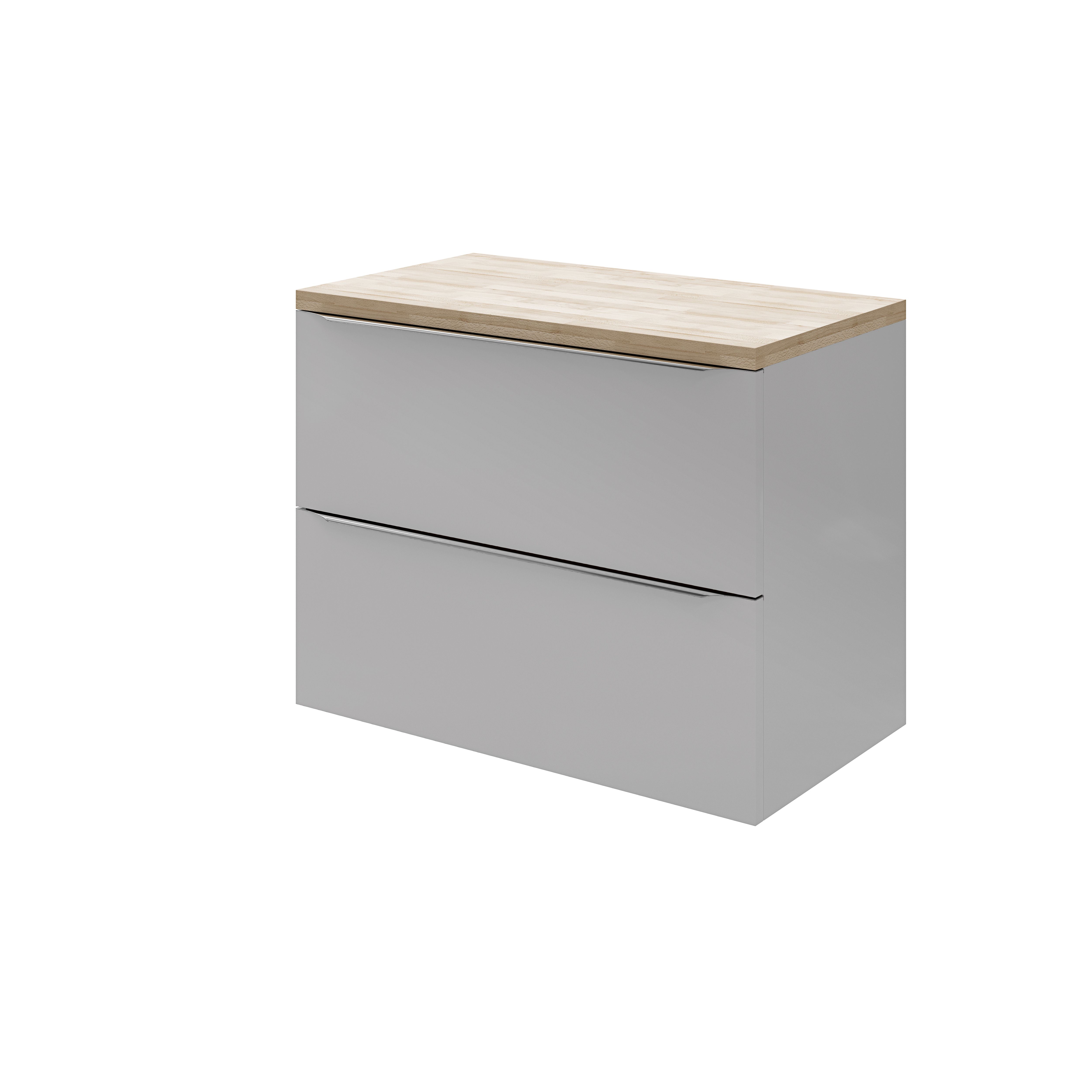 Baza pentru lavoar, suspendata, Gri, 80 x 60 cm GoodHome Imandra