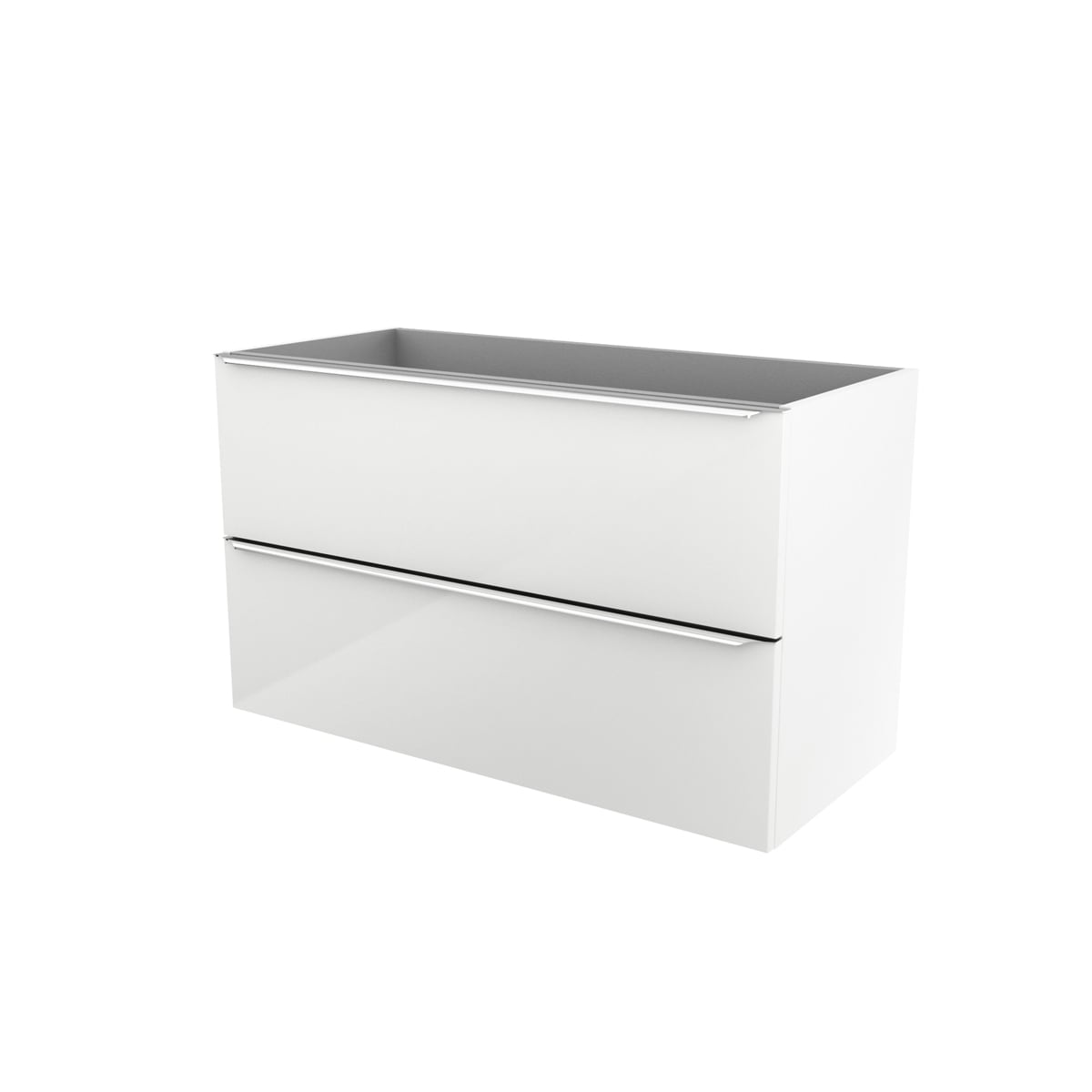 Baza pentru lavoar, suspendata, Alb, 100 x 60 cm  GoodHome Imandra