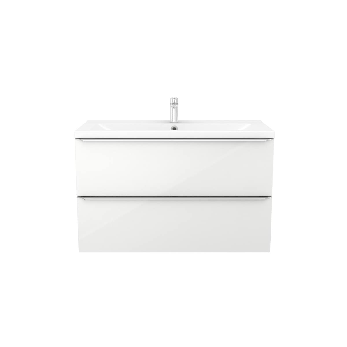 Baza pentru lavoar, suspendata, Alb, 100 x 60 cm  GoodHome Imandra