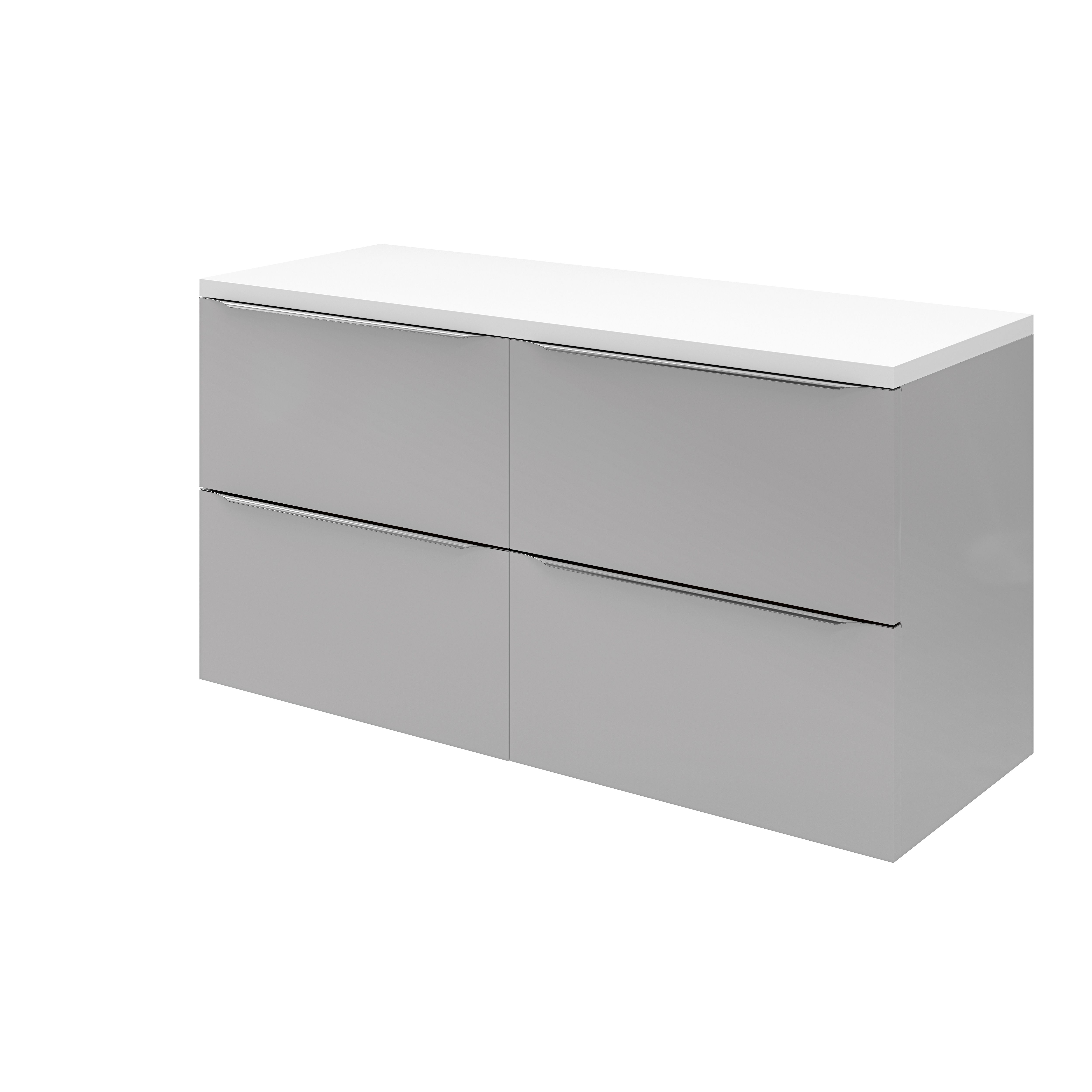 Baza pentru lavoar, suspendata, Gri, 120 x 60 cm  GoodHome Imandra
