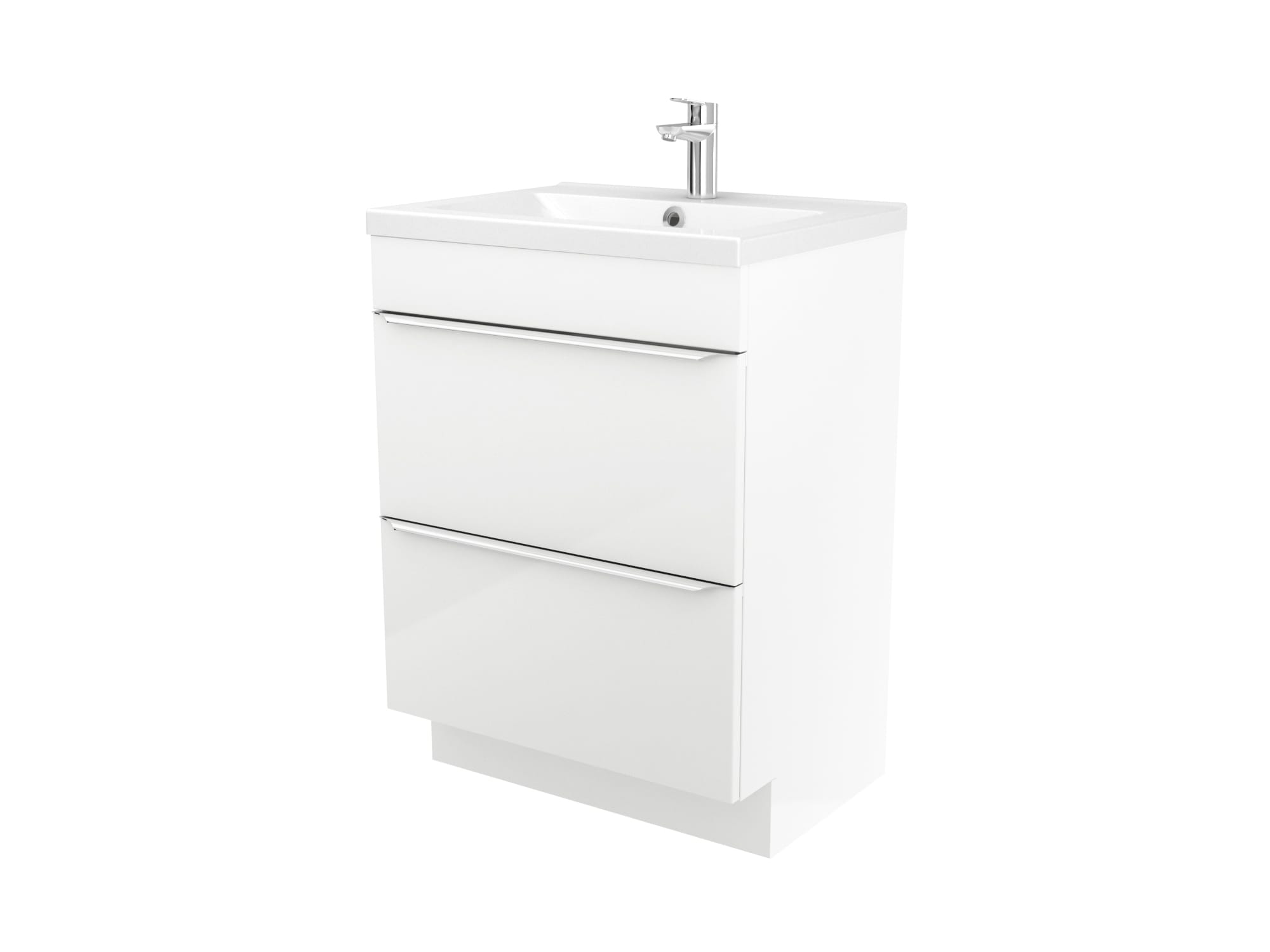 Baza pentru lavoar, cu picioare, Alb, 60 x 82 cm GoodHome Imandra