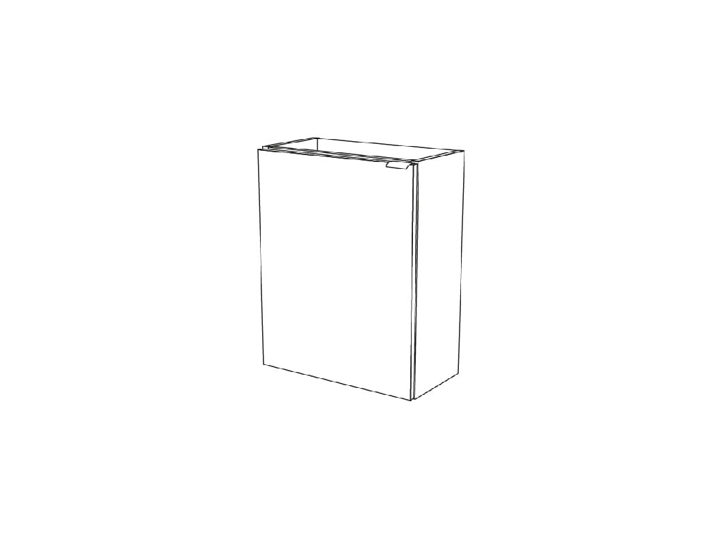 Baza dulap suspendat, maro, 43.6 x 55 x 23 cm GoodHome Imandra