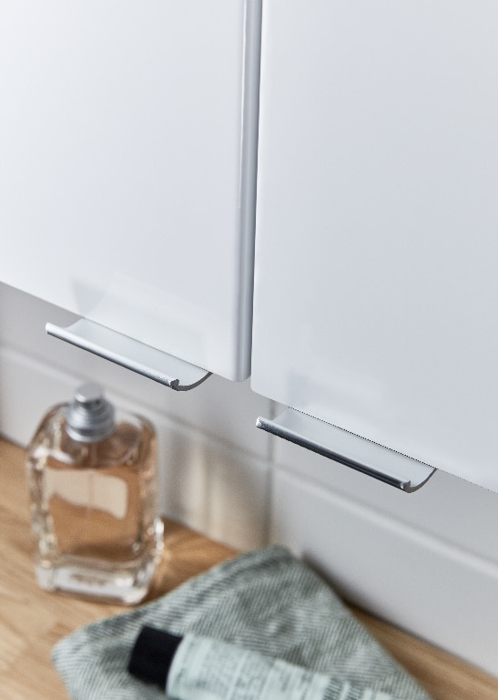 Dulap baie suspendat, alb, 90 x 40 x 15 cm  GoodHome Imandra