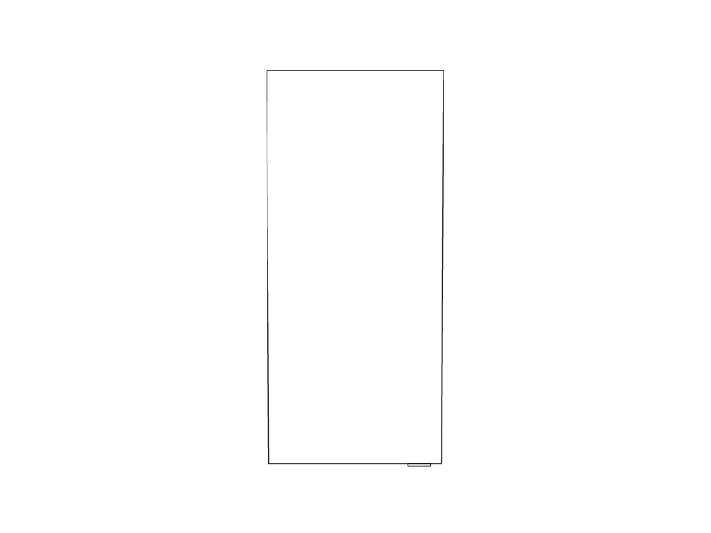 Dulap baie suspendat, gri, 90 x 40 x 36 cm  GoodHome Imandra