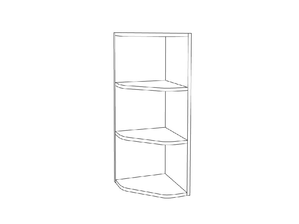 Etajera colt, baie, bej, 90 x 34 x 36 cm  GoodHome Imandra