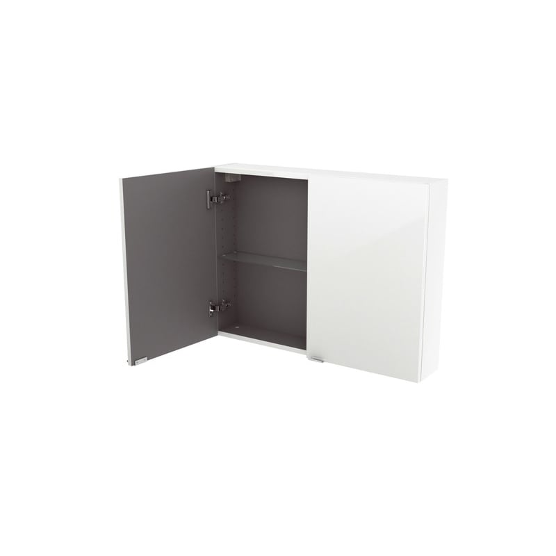 Dulap baie suspendat, alb, 60 x 80 x 15 cm  GoodHome Imandra