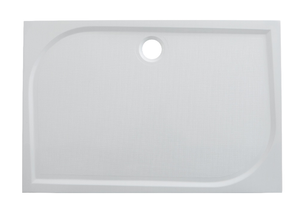 Cadita dus GoodHome Limski, dreptunghiulara, rasina, 120 x 80 x 2.8 cm, alb