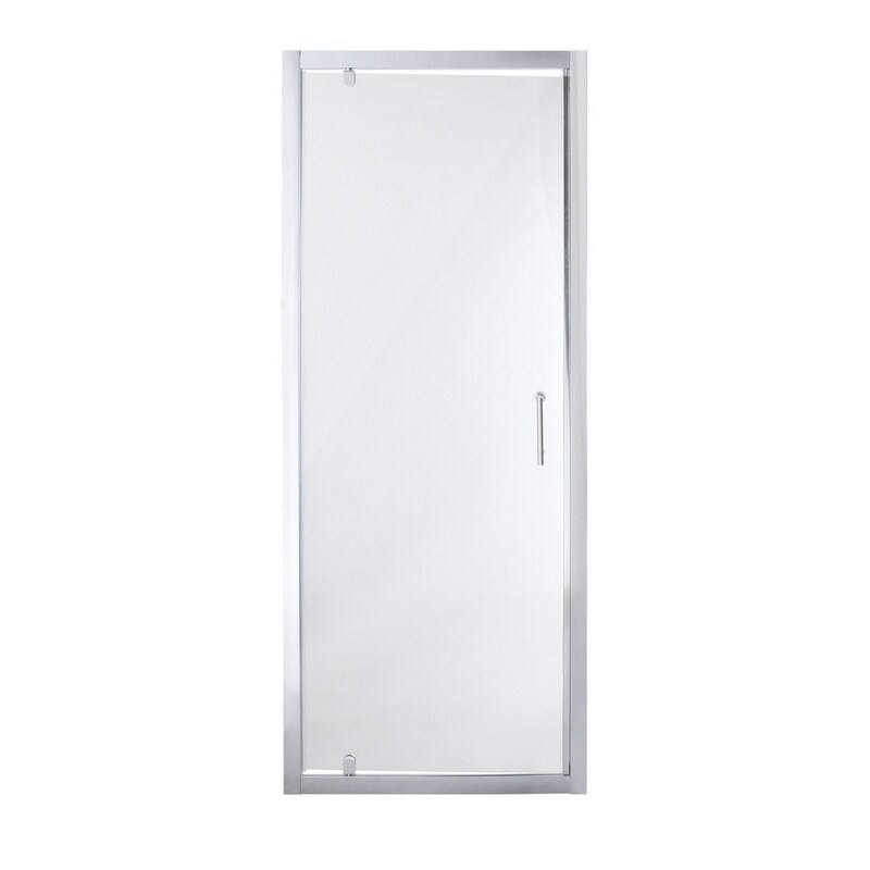 Usa pentru dus, pivotanta, aluminiu si sticla, cromat, 70 x 190 cm  Good Home Onega
