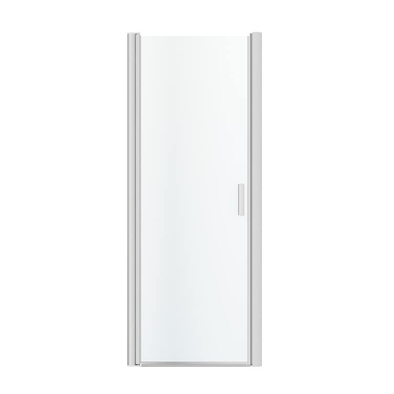 Usa pentru dus, aluminiu si sticla, pivotanta, cromat, 80 x 195 cm  Good Home Beloya