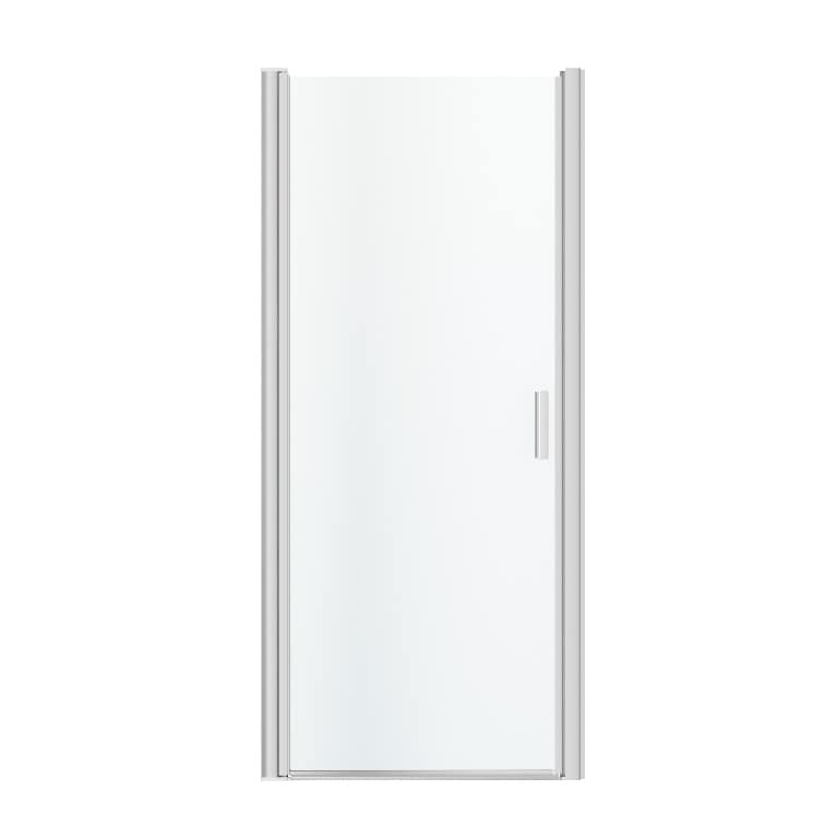 Usa pentru dus, 90 x 195 cm, pivotanta, aluminiu si sticla, cromat  Good Home Beloya