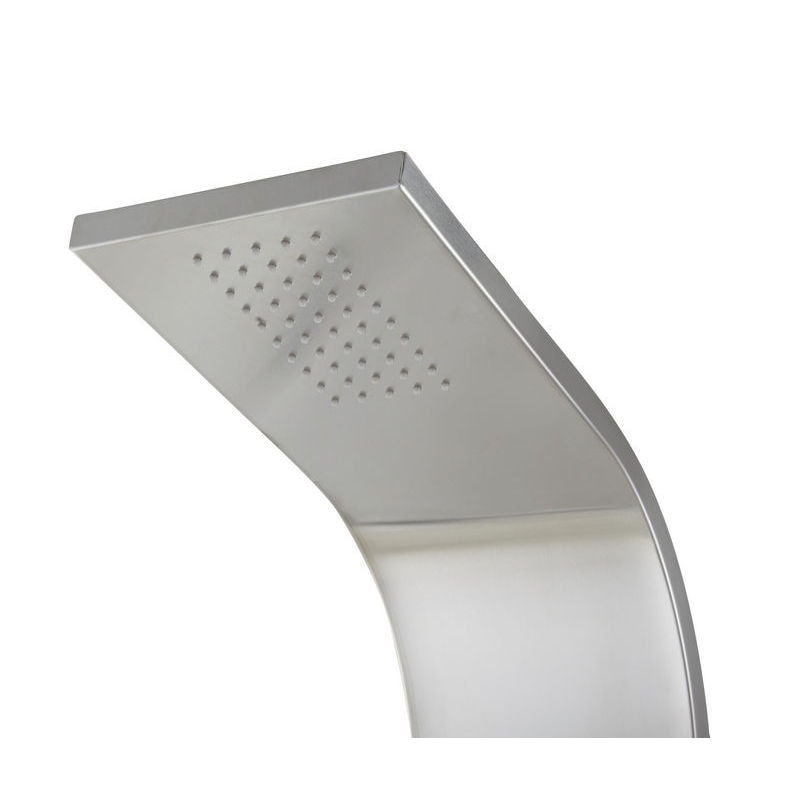 Panel de dus COOKE & LEWIS Lekima, termostat, hidromasaj, 143 cm, crom