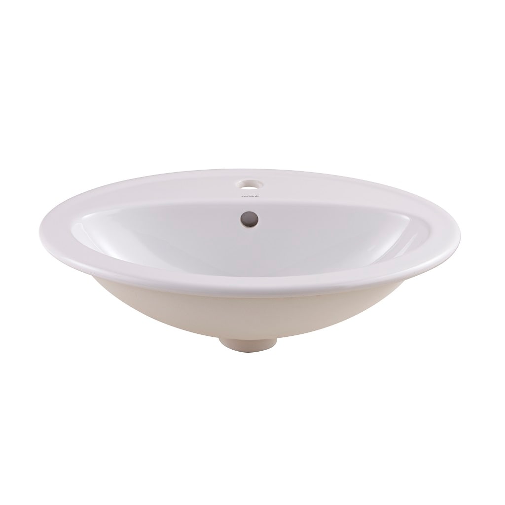 Lavoar baie CERSANIT Turso, ceramica, 53.5 x 41 cm, alb lucios