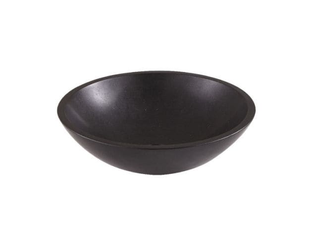 Lavoar baie GOODHOME Tumen, granit, 38 cm, negru mat