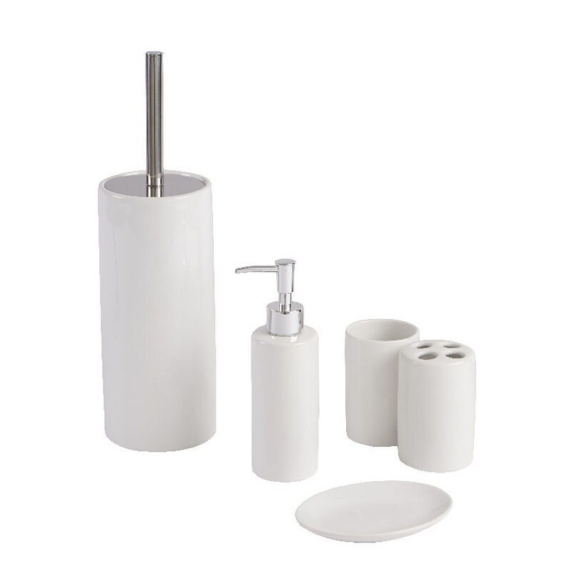Suport periute de dinti COOKE & LEWIS Diani, ceramica, alb