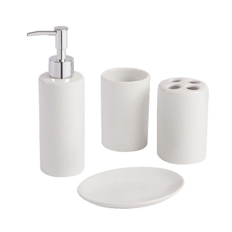 Suport periute de dinti COOKE & LEWIS Diani, ceramica, alb