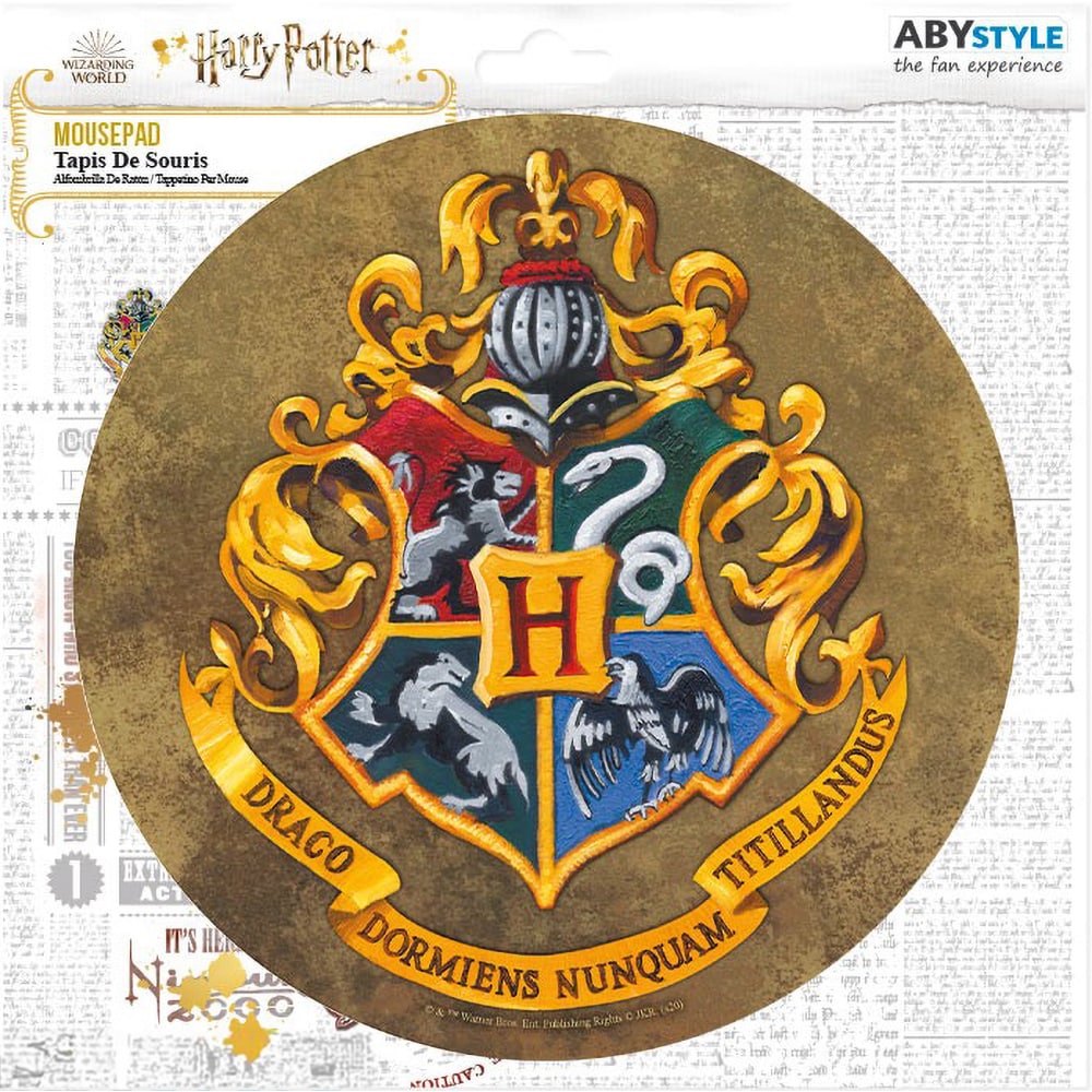Mouse Pad Gaming ABYSSE CORP Harry Potter Hogwarts, D21.5 cm, multicolor