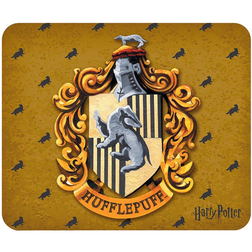 Mouse Pad Gaming ABYSSE CORP Harry Potter Hufflepuff, 23.5 x 19.5 cm, maro