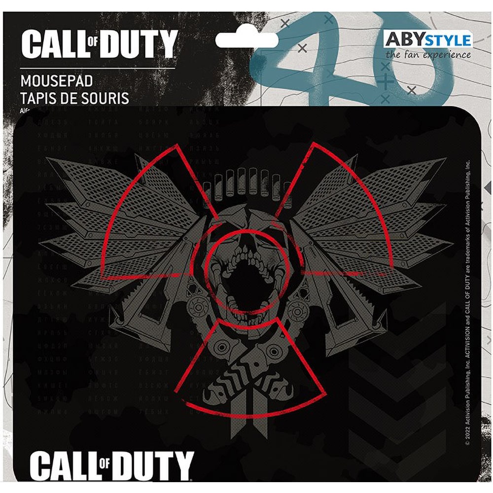 Mouse Pad Gaming ABYSSE CORP Call Of Duty Black Ops, 23.5 x 19.5 cm, negru