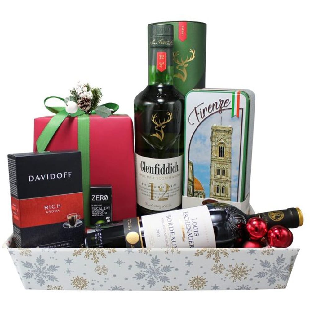 Cos cadou LUXURY BASKETS Christmas Flavors 7CF
