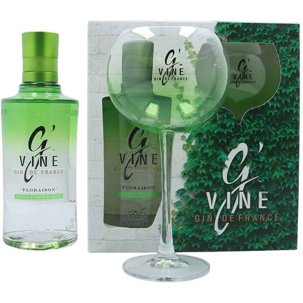 Set Gin G-Vine Floraison, 0.7L + pahar