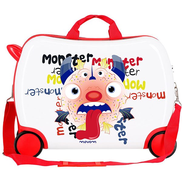 Troler copii MOVOM Monsters 37299.65, 38 cm, multicolor