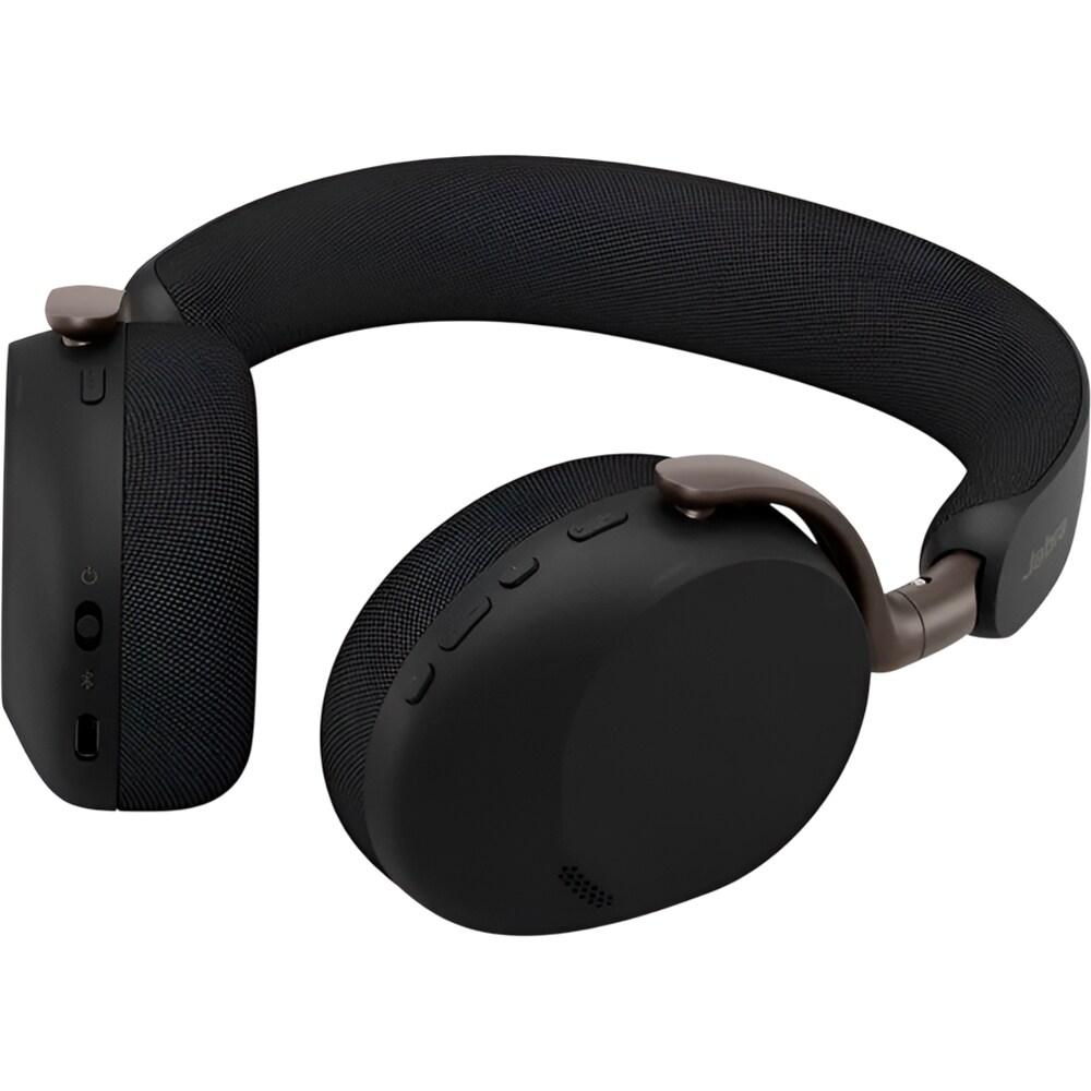 Casti Wireless teleconferinta JABRA Evolve3 75 UC, Stereo, Noise Cancelling, Bleutooth, USB-C, negru