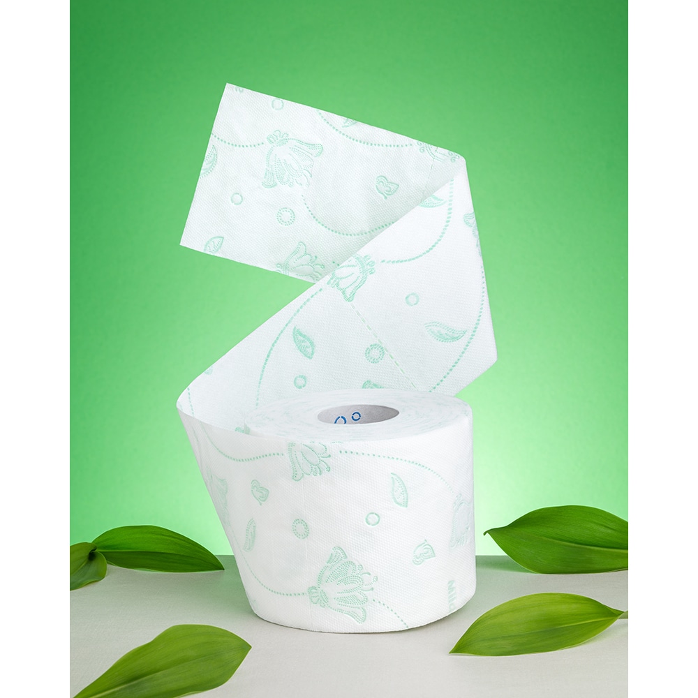 Hartie igienica MILDE Energy Green, 3 straturi, 8 role