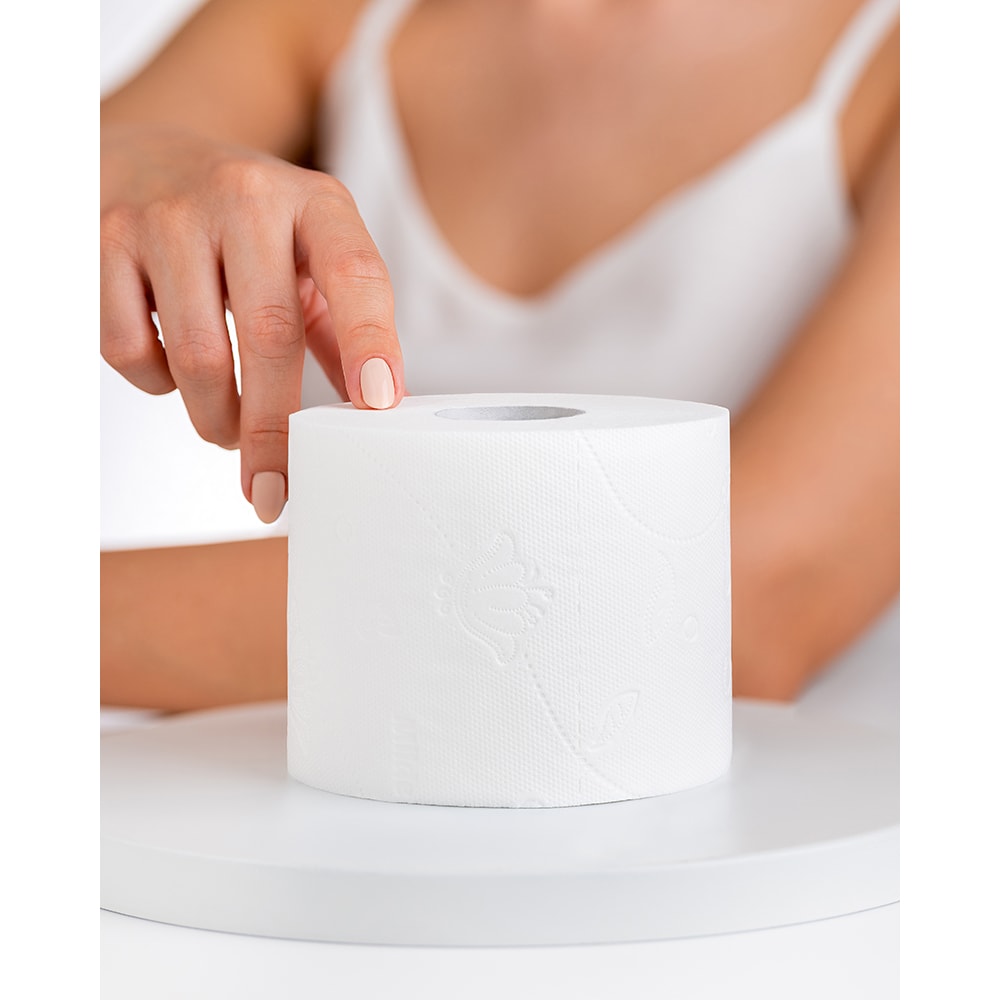 Hartie igienica MILDE Sensitive, 3 straturi, 8 role